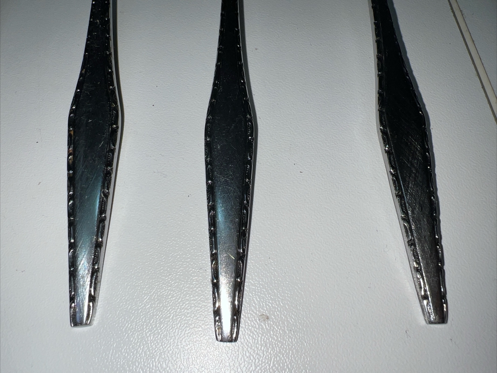 Vintage MCM Regent Stainless Japan Flatware Angular Edged Geometric Lot