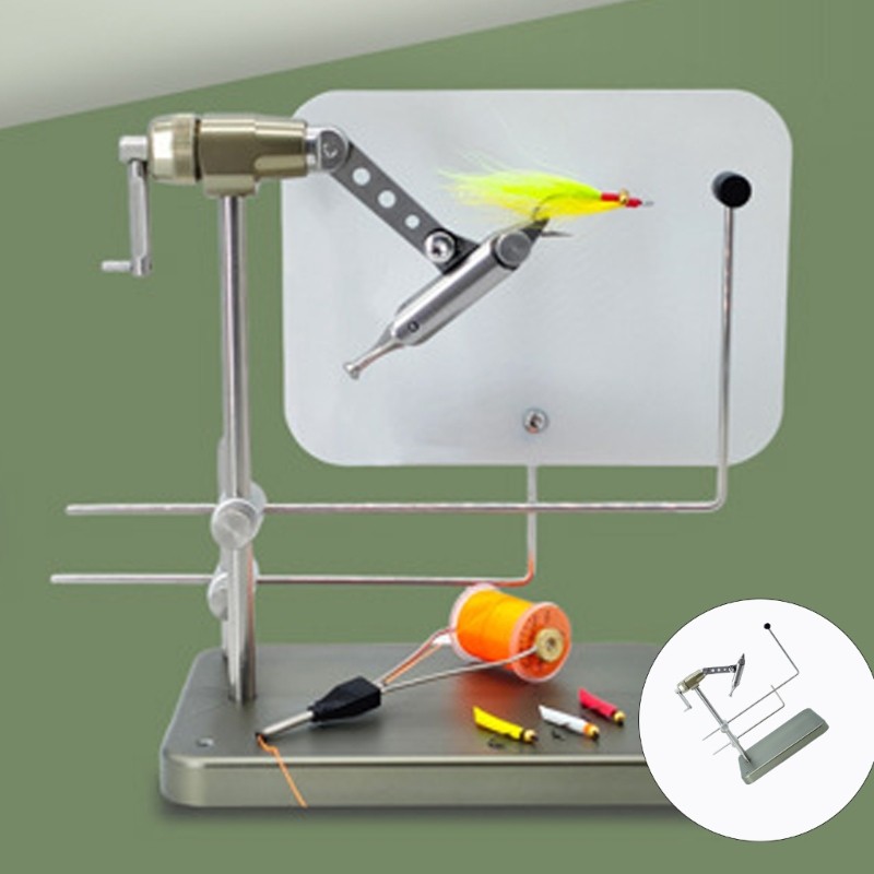 Multipurpose Fly Tying Equipment With Swivels Base For Various Skill Level