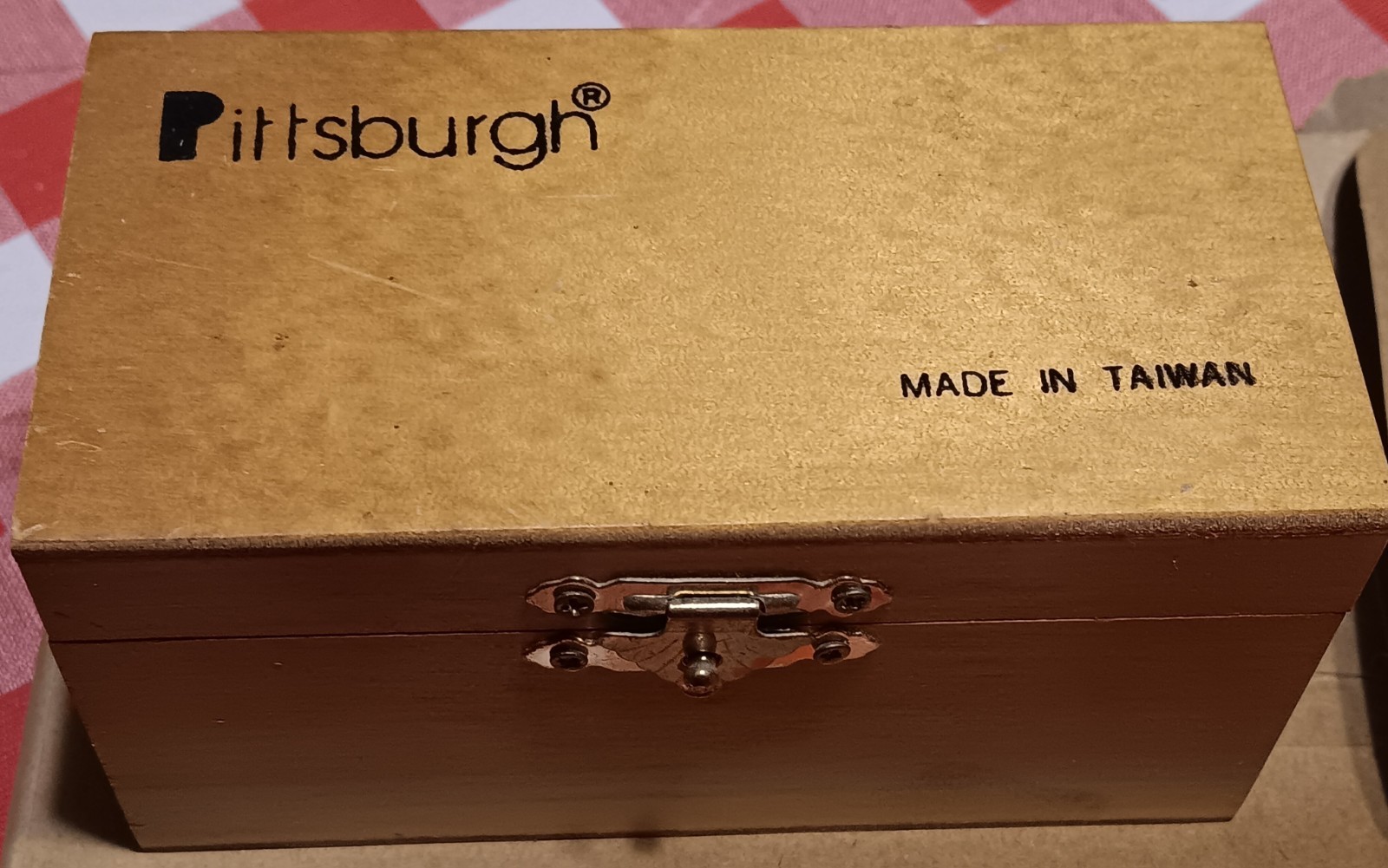 Vtg 1/8" Letter Number Steel Punch Stamp Set 36 Piece Wood Box Pittsburgh ESTATE