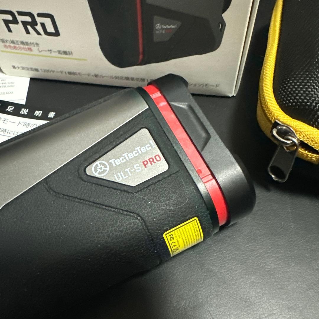 TecTecTec ULT-S PRO Golf Rangefinder Silver & Black Precise Distance Measurement