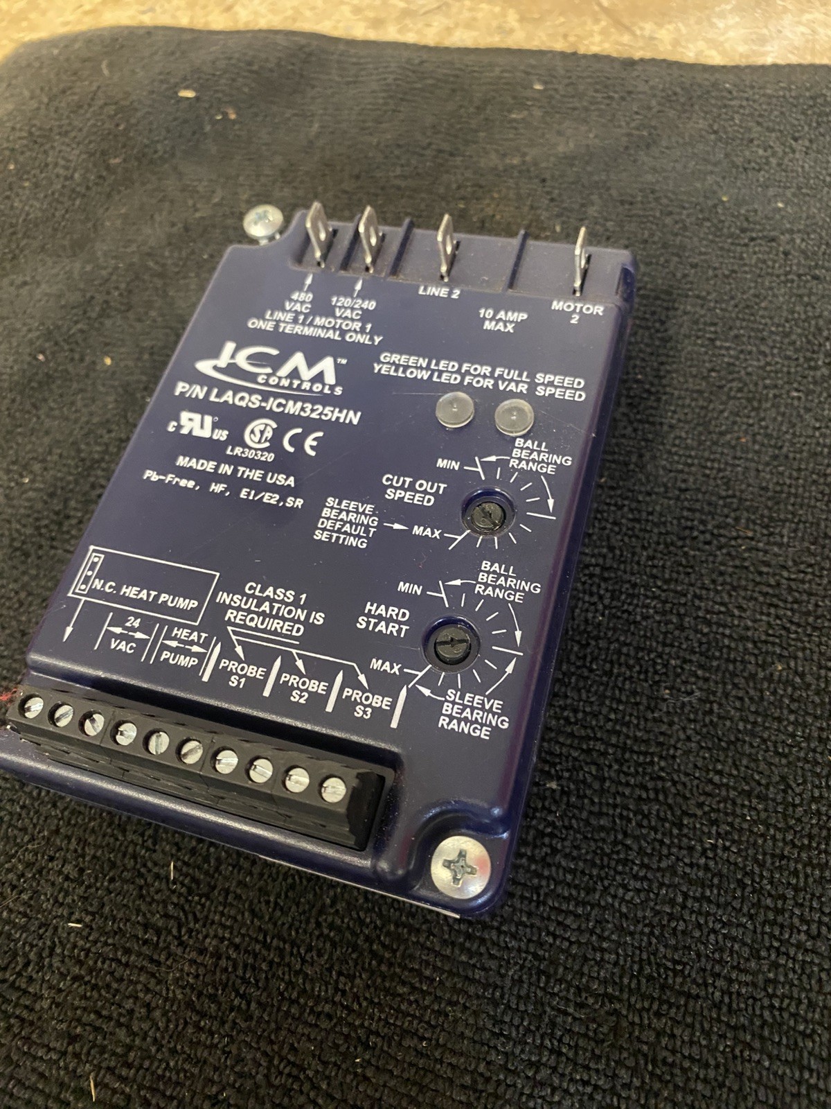 ICM LAQS-ICM325HN Single-Phase Head Pressure Control