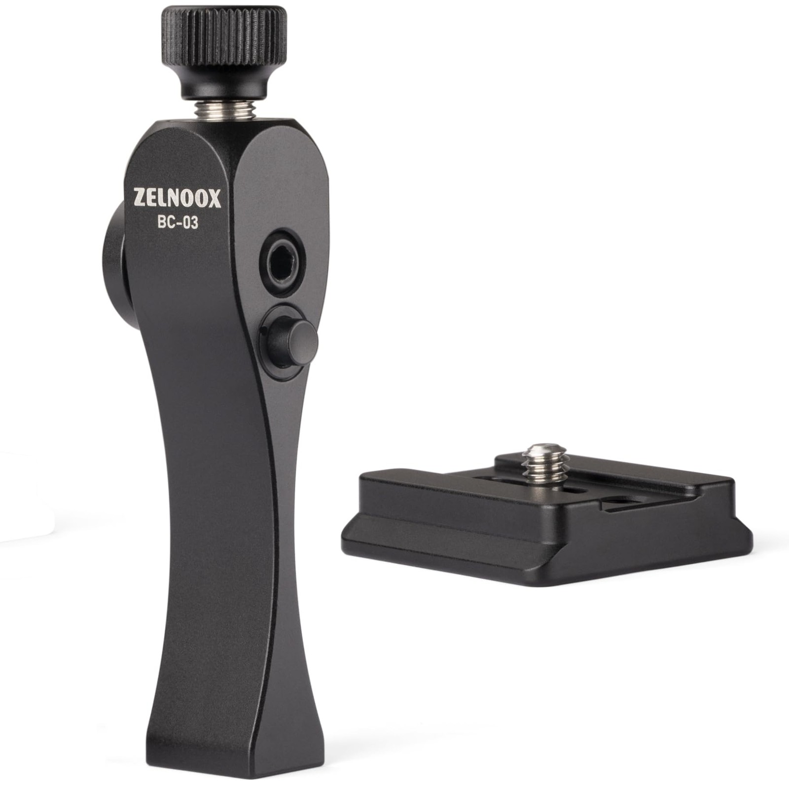 Binocular Tripod Adapter | Quick Release, 1/4"-20 Thread & Compact, Black
