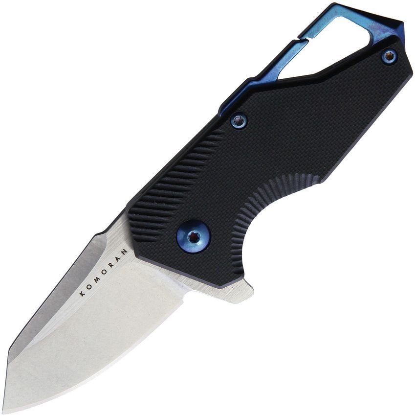 Komoran Framelock Black G10 Folding Pocket Folder Knife Tanto - BF210635