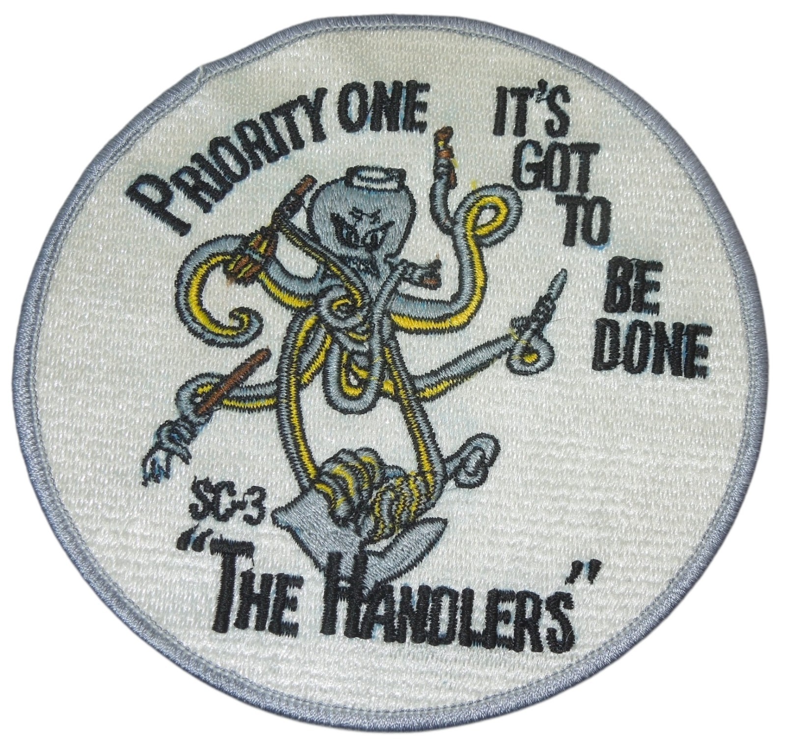 Original Vietnam War US Navy SC-3 The Handlers Patch C92
