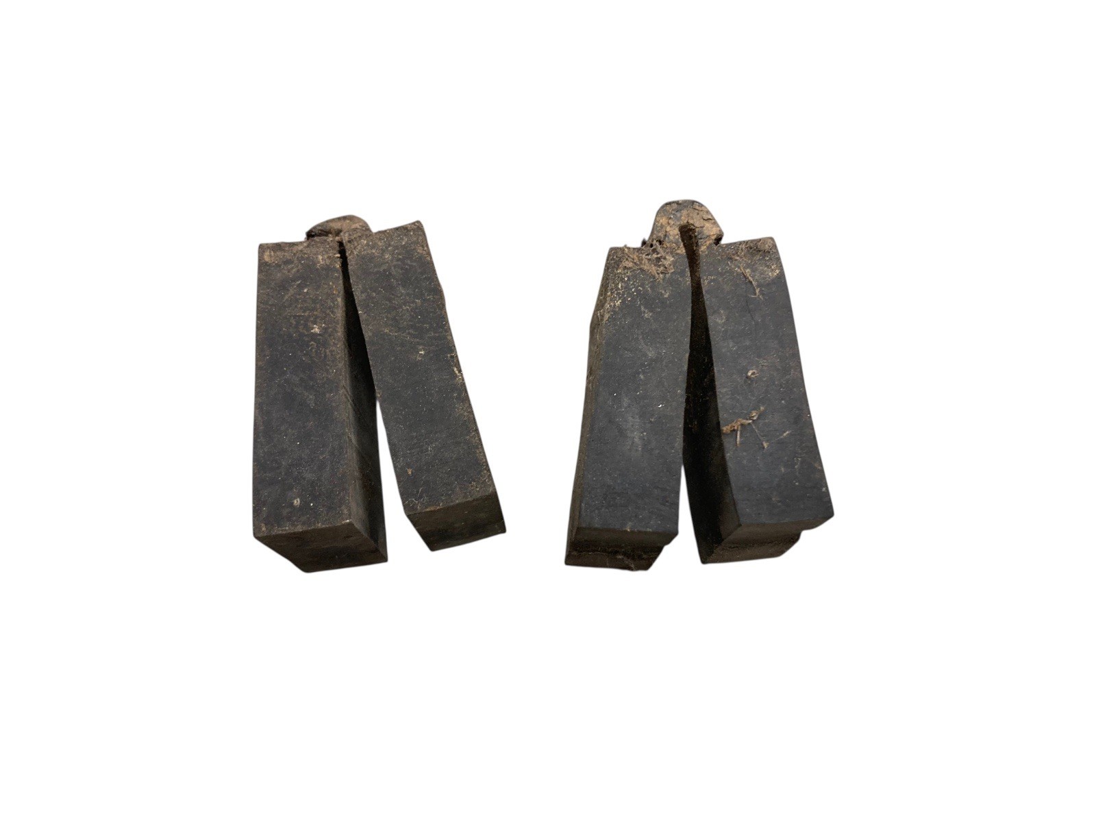 Jeep Wrangler YJ Window BUMPER STOP Bottom Glass 87-95 PAIR Rubber Protector OEM