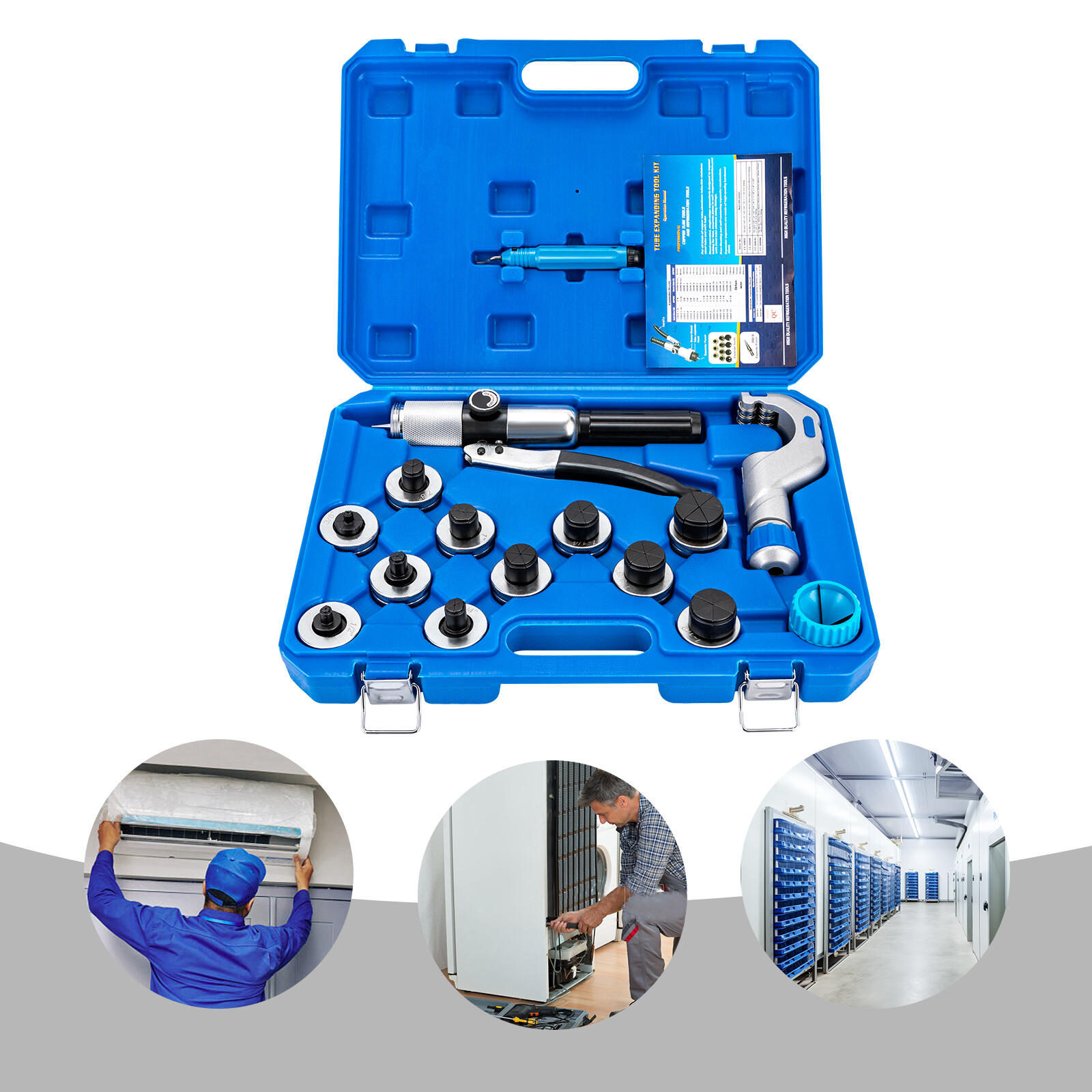 Hydraulic Expander Tool, Tube Cutter Expanding Copper Tube Expander US Stock
