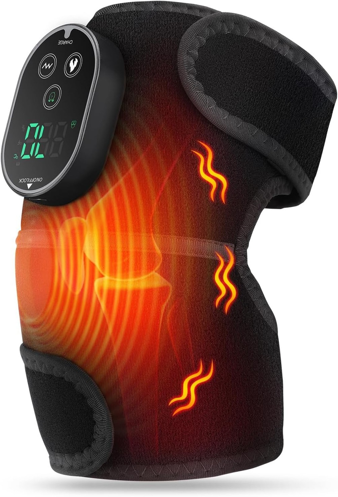 Heating Pad for Knee Pain Relief & Arthritis, FSA Eligible Cordless Heated Kn...