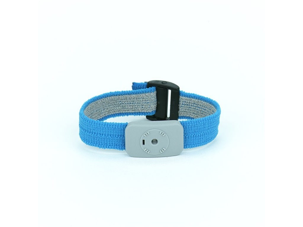 SCS 2368 - WRIST BAND, DUAL CONDUCTOR, ADJUSTABLE FABRIC