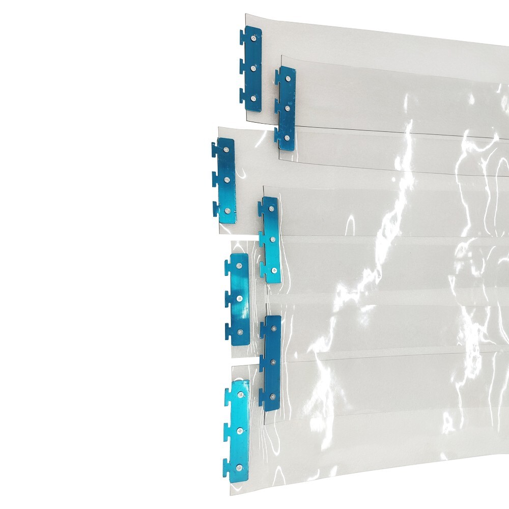 Commercial Walk In Cooler Door Vinyl Strip Curtain Kit 42" x 84" Warm Home