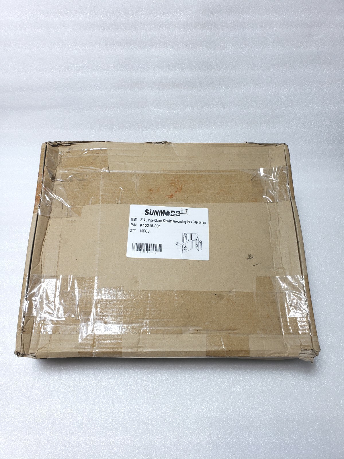 Box of 10 Pcs.- SunModo SunTurf K10219-001  2" IN Pipe Clamp CLMP-PIPE-20, N£W