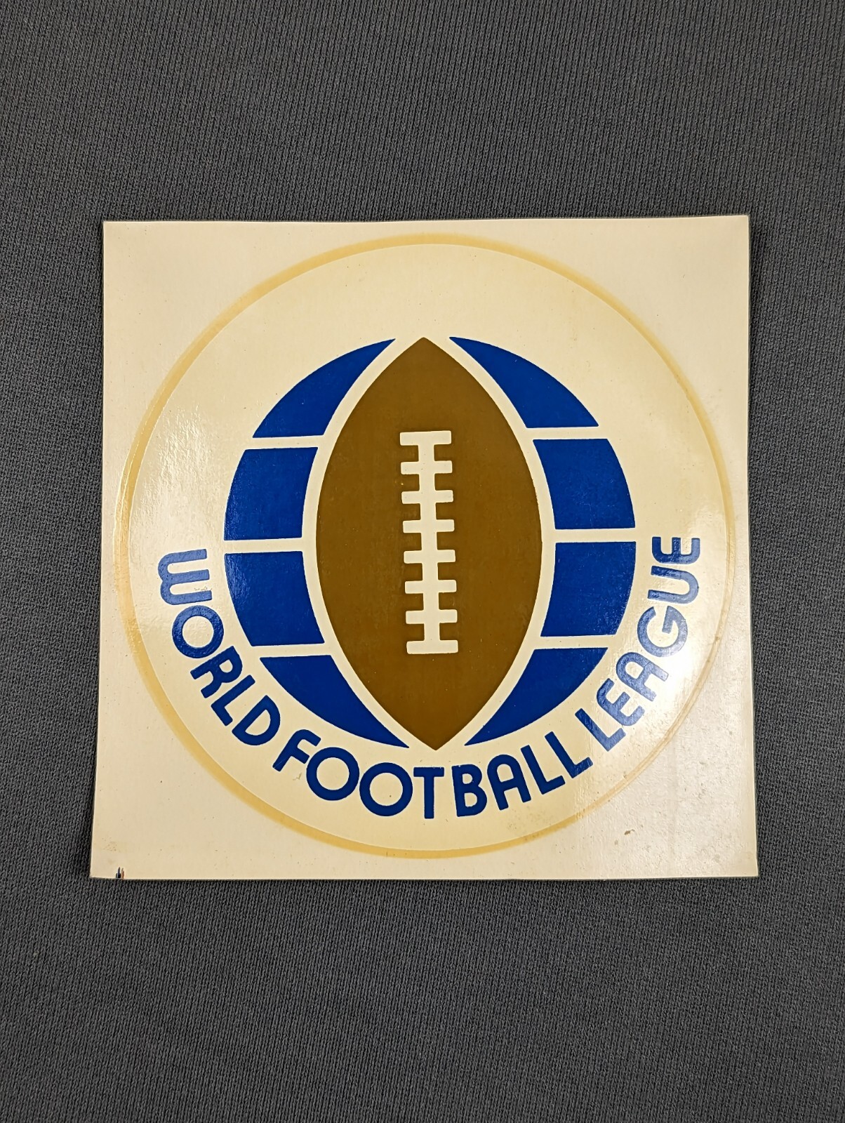 Vintage World Football League Decals