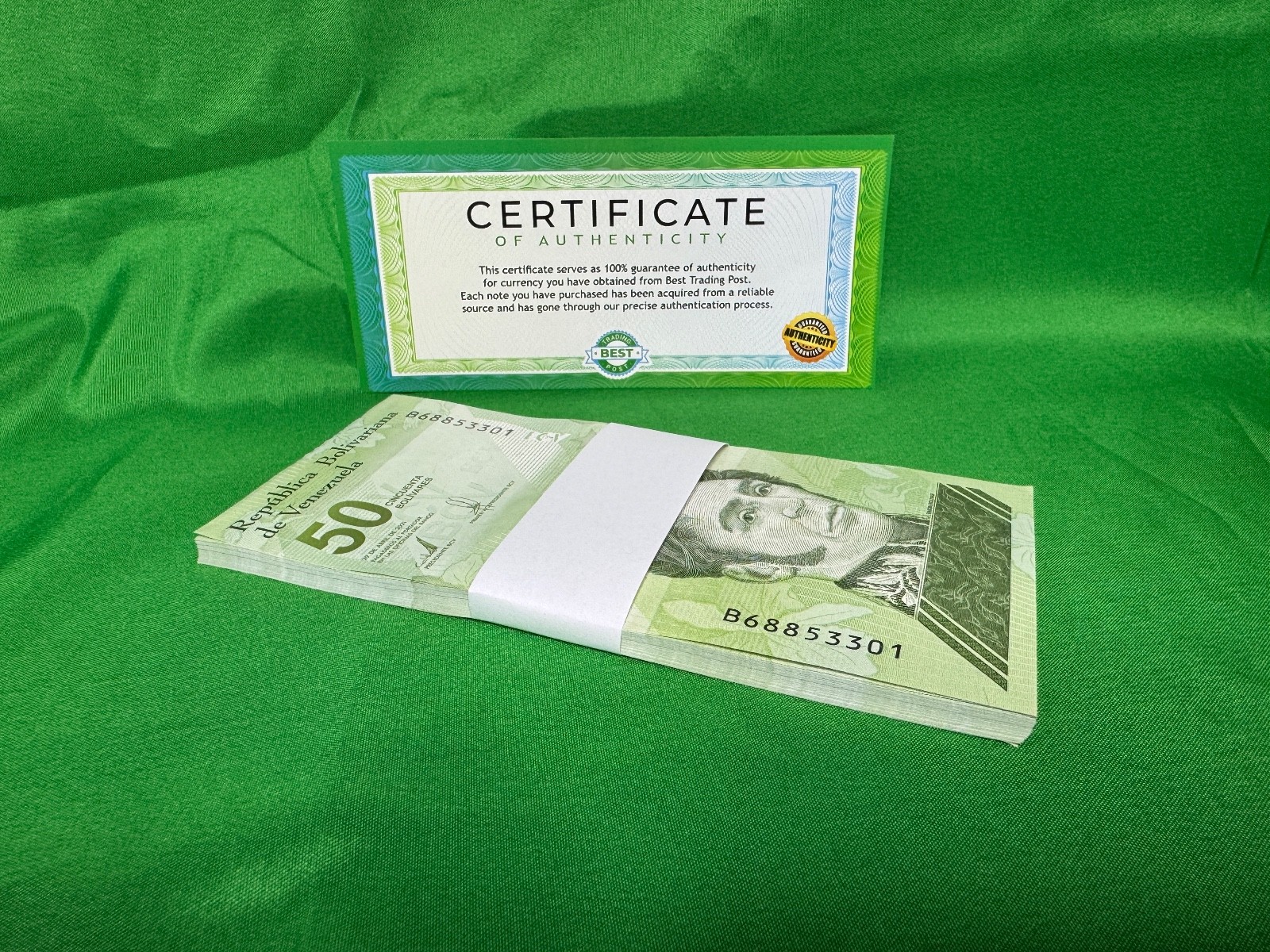 Venezuela 50 Bolivar Digitales 2021 P-118 UNC - 50 units -NEW COA USA SELLER