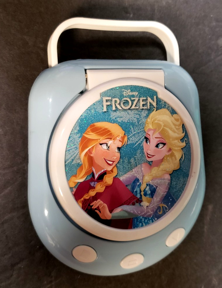 Disney Frozen Music Player With Discs 2/4 & Carry Handle Included Tested Works