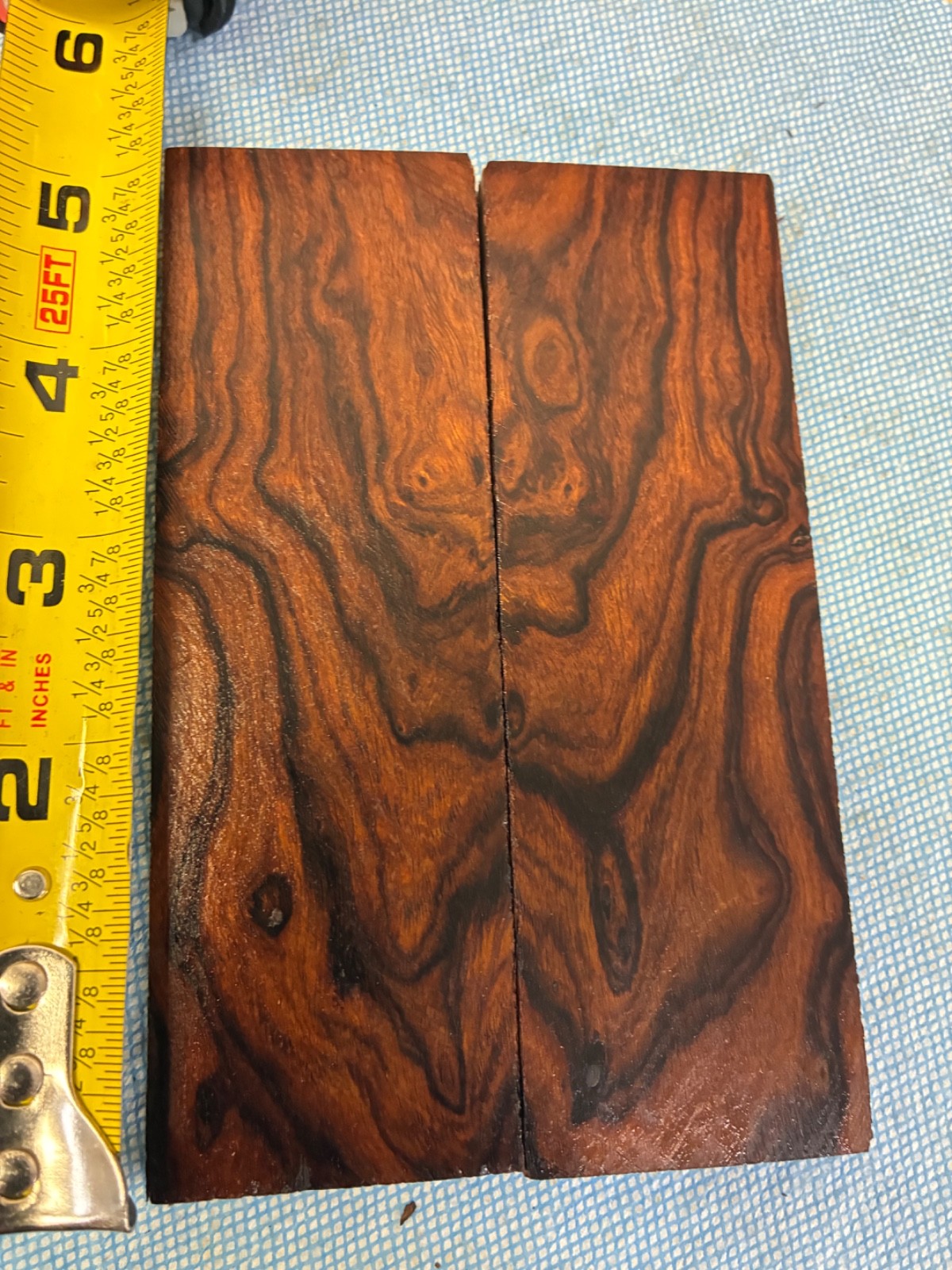 Desert Ironwood Knife Scales Handles Blanks ~ 5.25”x 1.625” x .375" each.