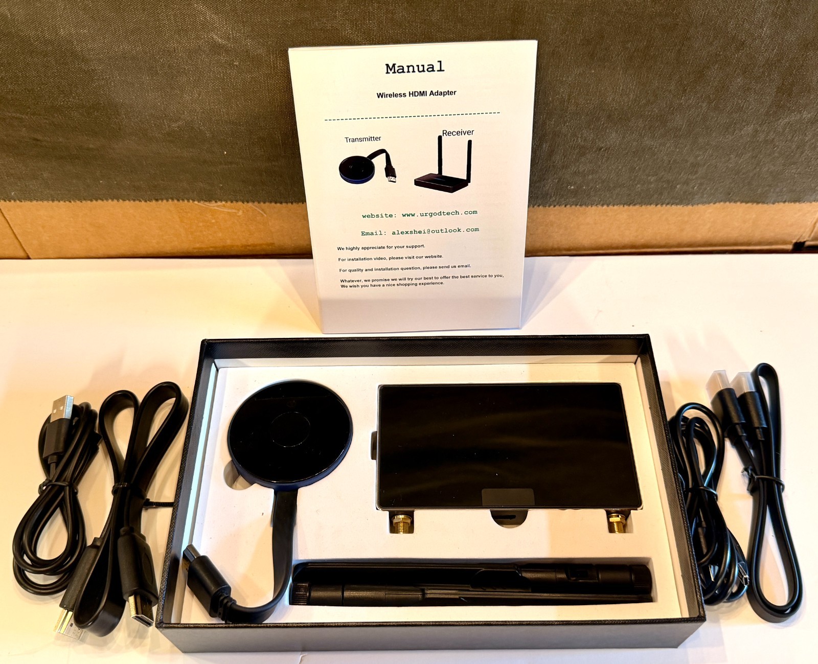 Renkchip Wireless HD Adapter Receiver Z1-RX, Transmitter Complete Free Shipping