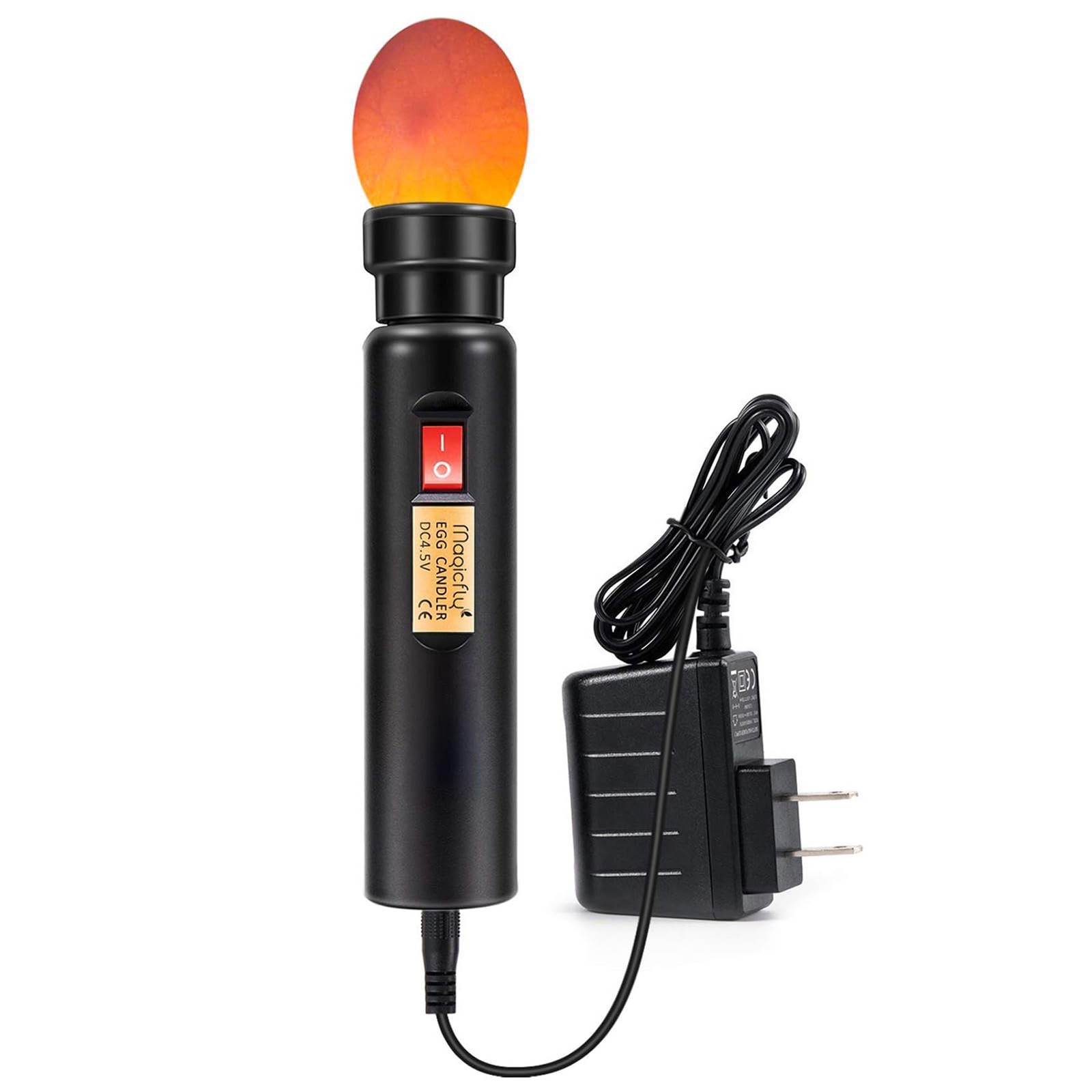 Bright Cool Led Light Egg Candler Tester Powered Only By Power Supply