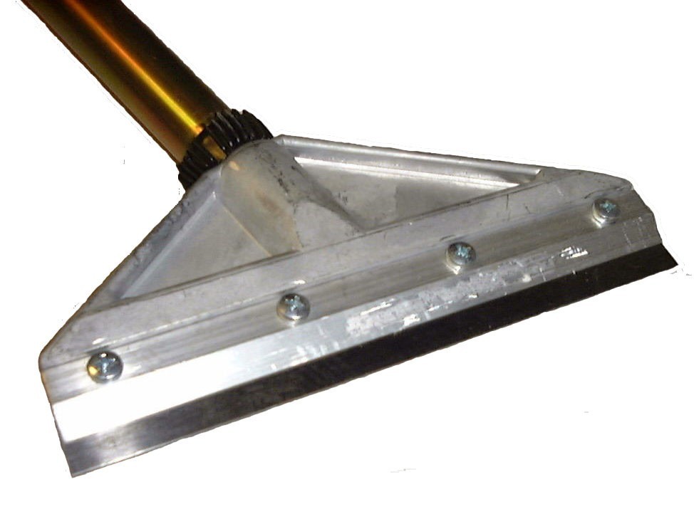 Troxell 8" Big Floor Scraper with Telescoping Handle