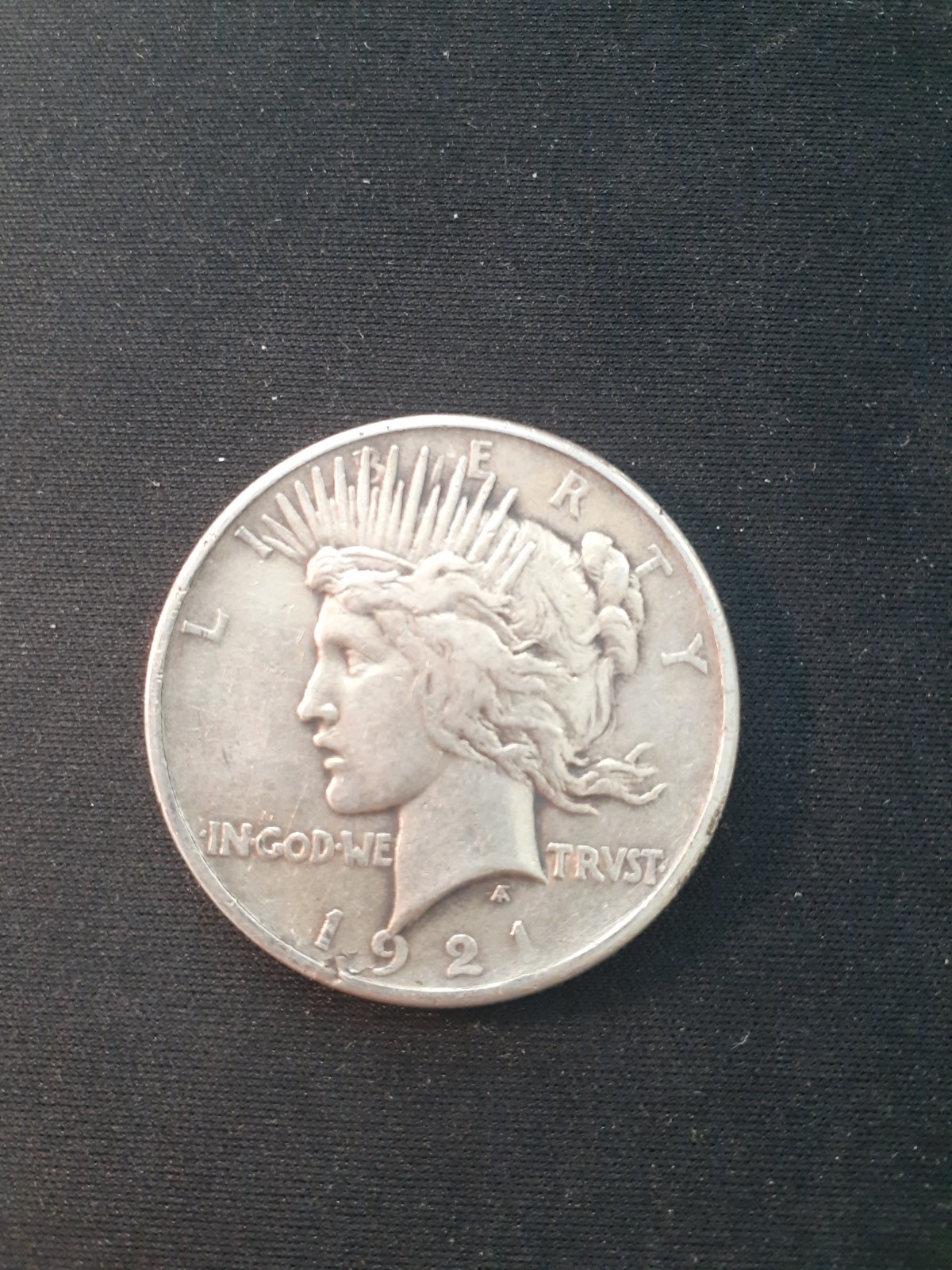 1921 PEACE DOLLAR    F