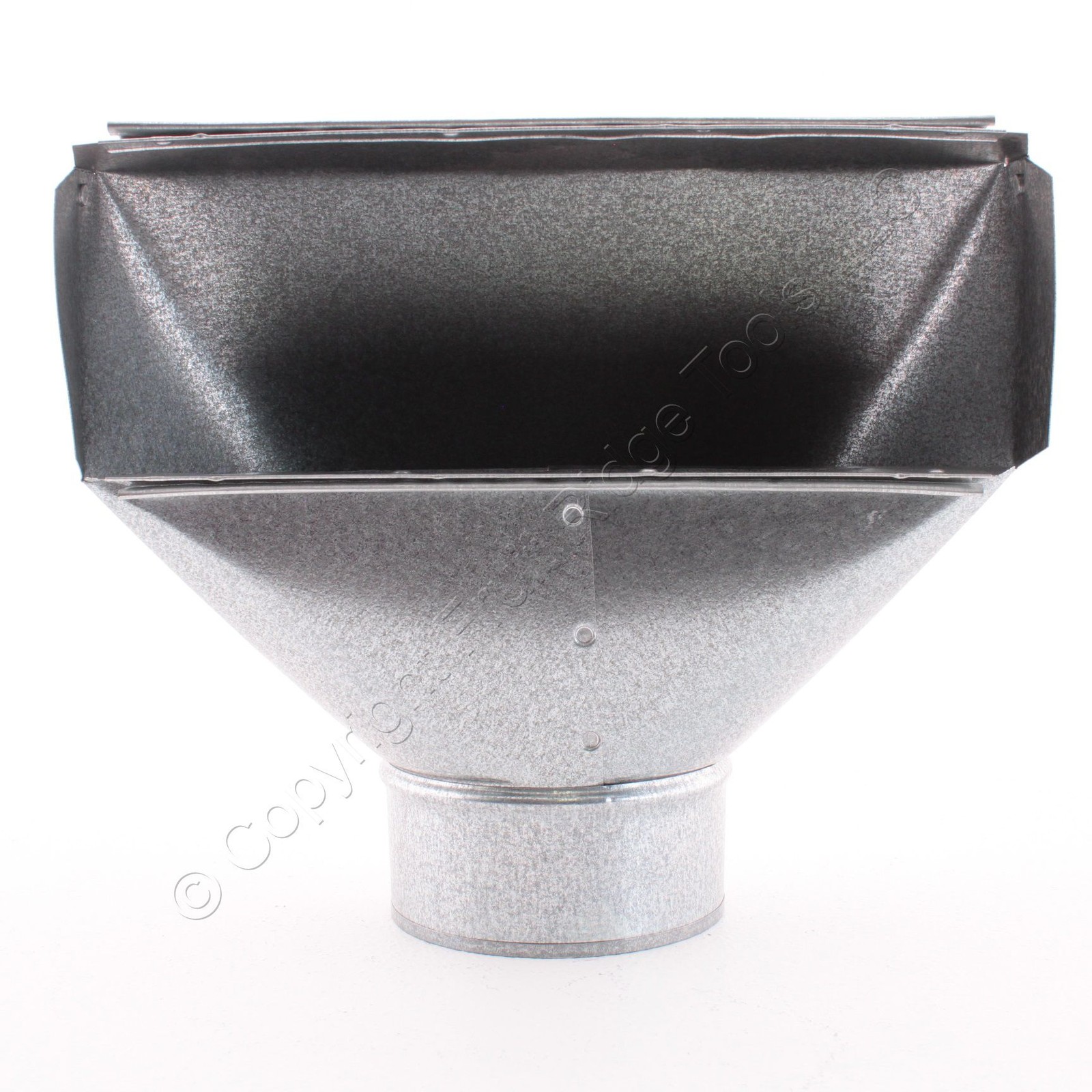 Snappy 13-304 Galvanized Steel 90� Boot Stack 3.25" x 10-4" Regulator for HVAC
