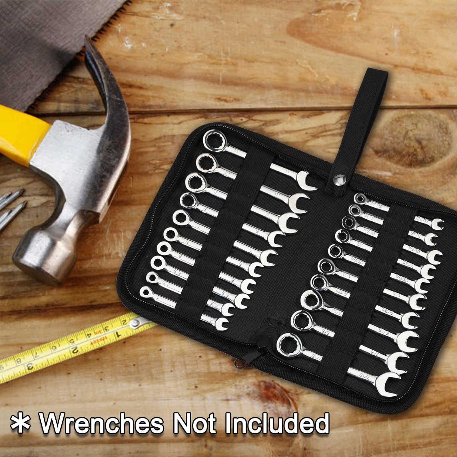 20 Pockets Wrench Tool Storage Bag for Small Size Wrench
