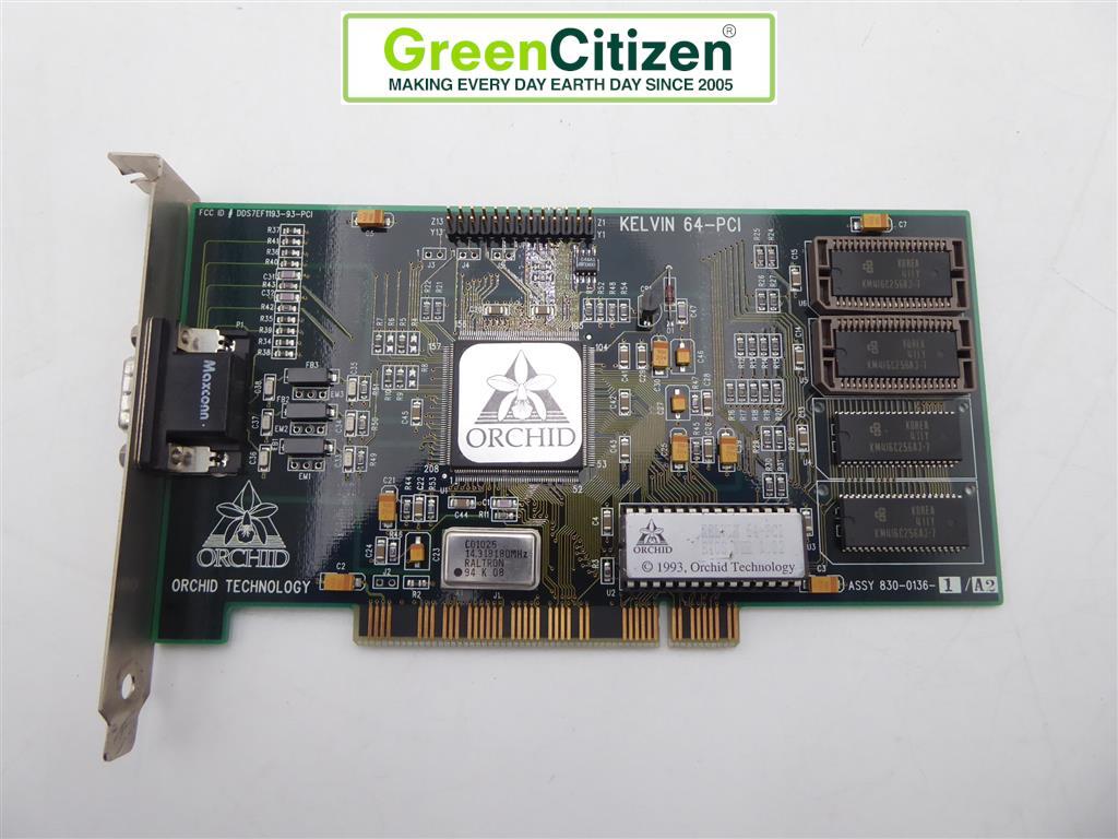 Orchid Kelvin 64-PCI Vintage VGA Card BIOS 1.02
