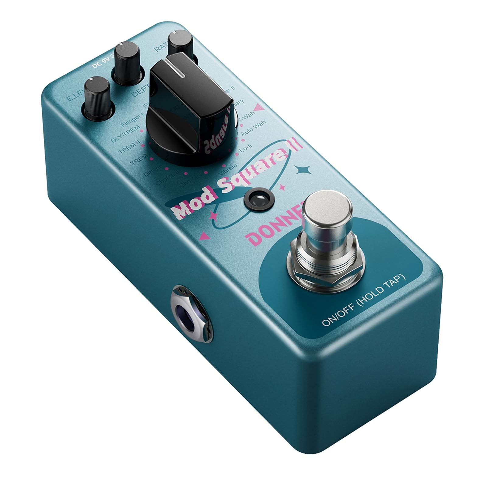 Donner Modulation Pedal - Mod Square Ⅱ for Electric Guitar Green