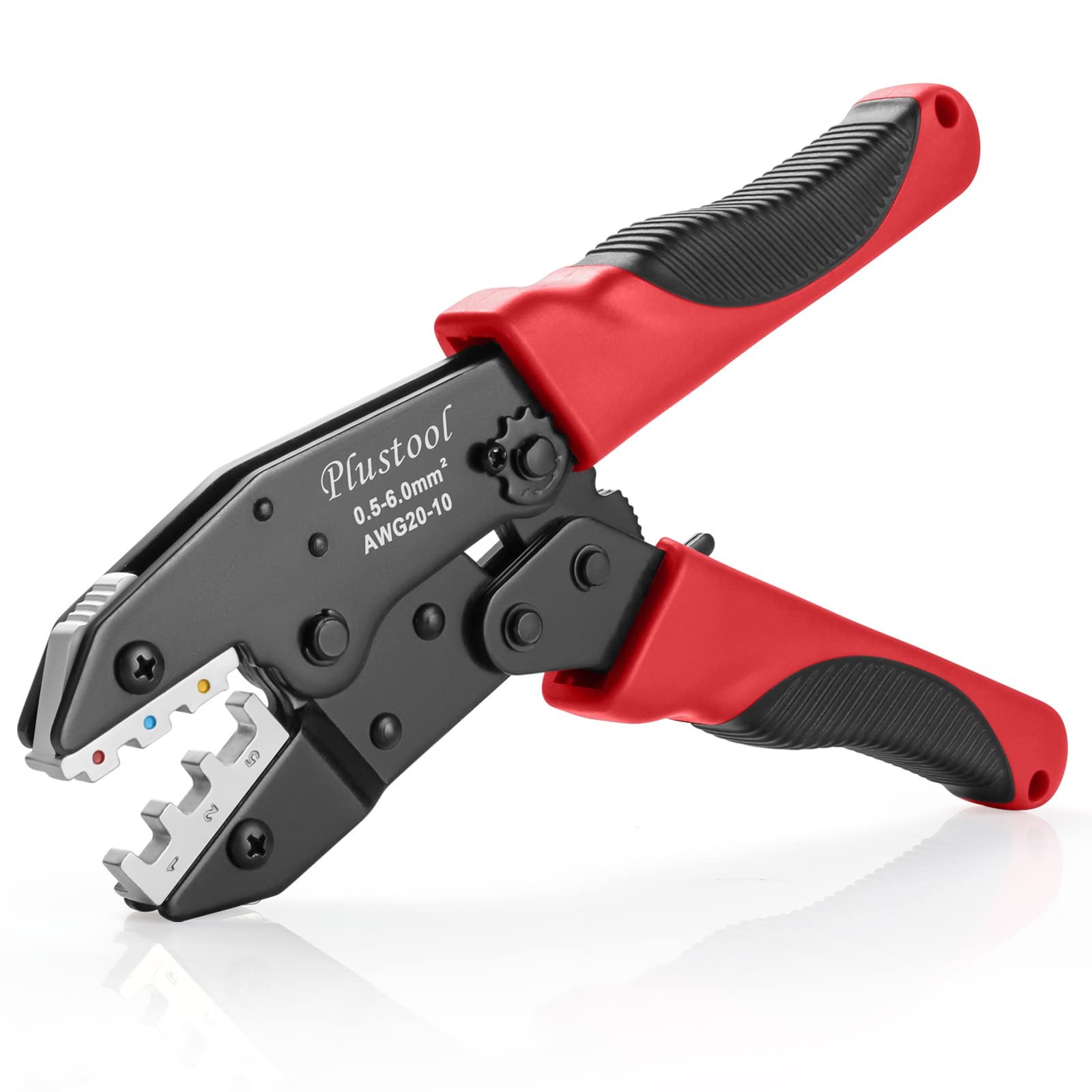 Plustool Crimping Tool for Heat 3.94 inches (W) x 9.76 (L), Red&black