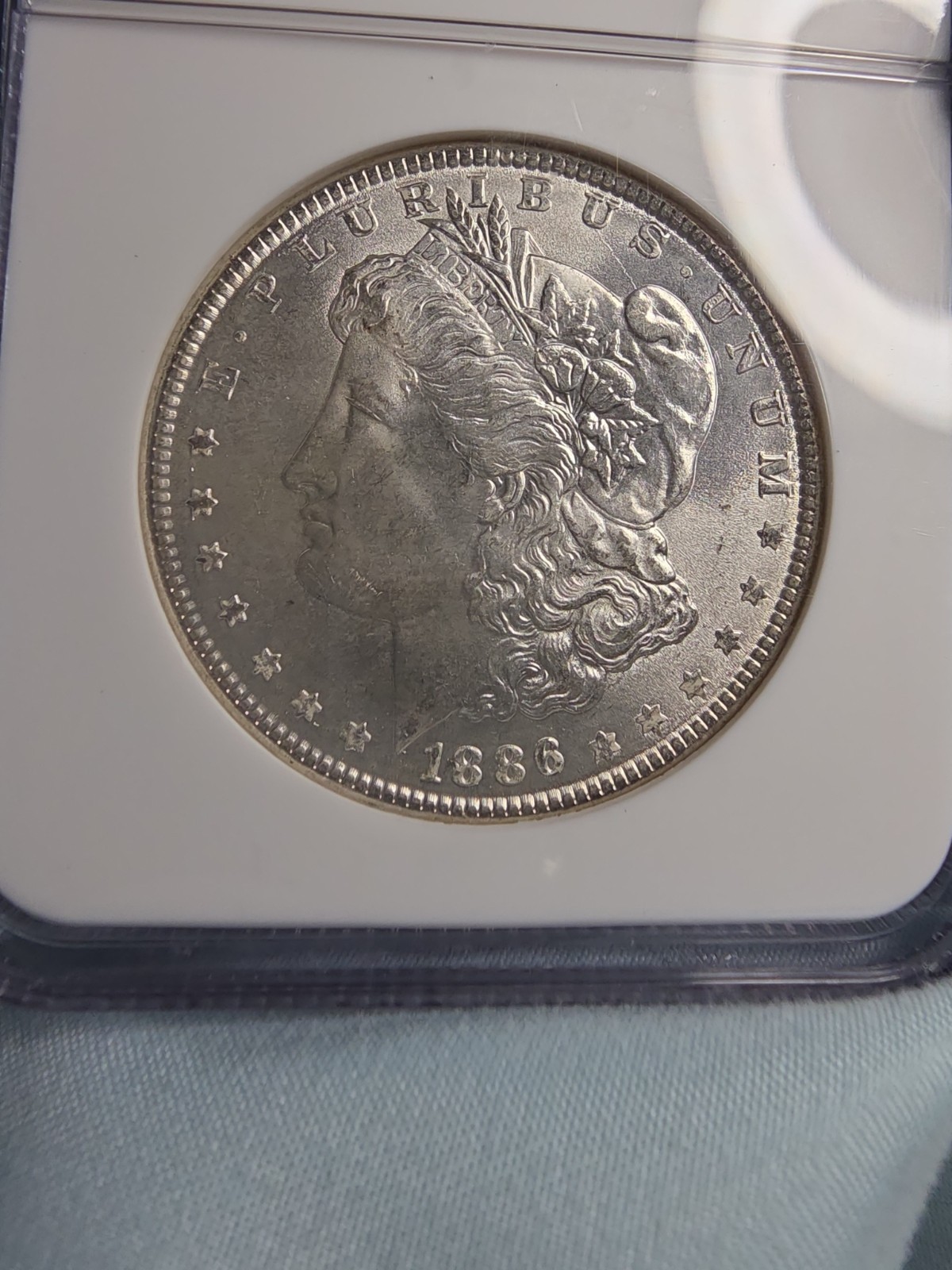 1886 Morgan Silver Dollar NGC MS-64 Brilliant Vam