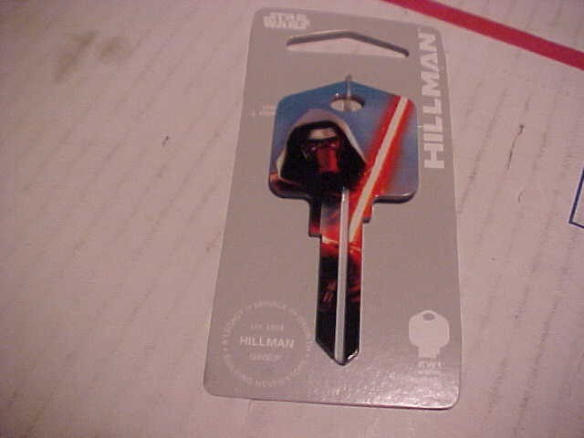 Qty 1kw 1/66 Hillman Home Kylo Ren  Key Blank  with free shipping