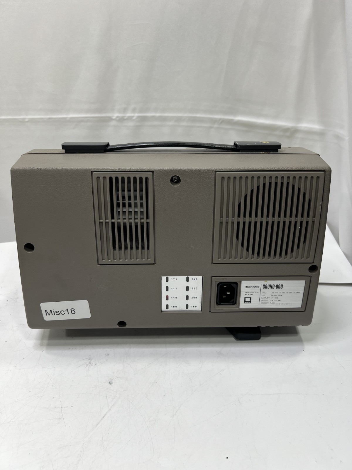 Used Sankyo Sound-600 Super-8 Single-8 Projector - Powers On