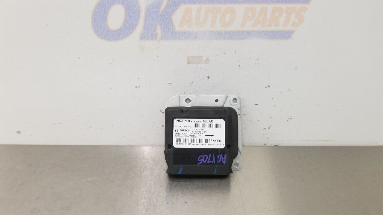 19 DODGE RAM 5500 SRS BAG MODULE DRIVER WHEEL BAG ONLY OPTION 68399786AC