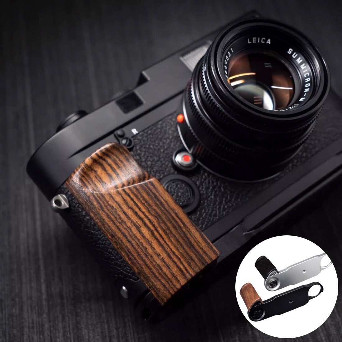 Wood Handgrip Camera Grip For Leica M2 M3 M4 M6 M7 M4P MD MP MD2 MA Camera