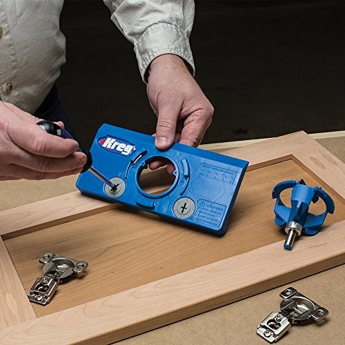 Tool Company KHI-HINGE - Blue Concealed Hinge Jig - Blue