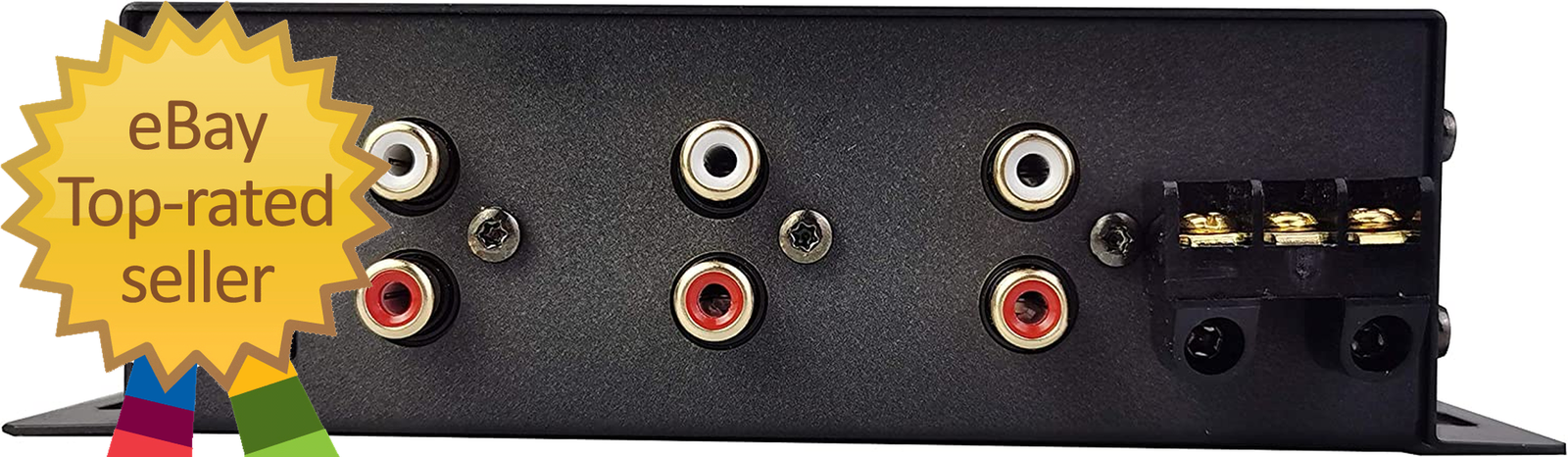 Mobile Electronics Mcd360 3 Way 6 Channel Electronic Crossover with Subwoofer