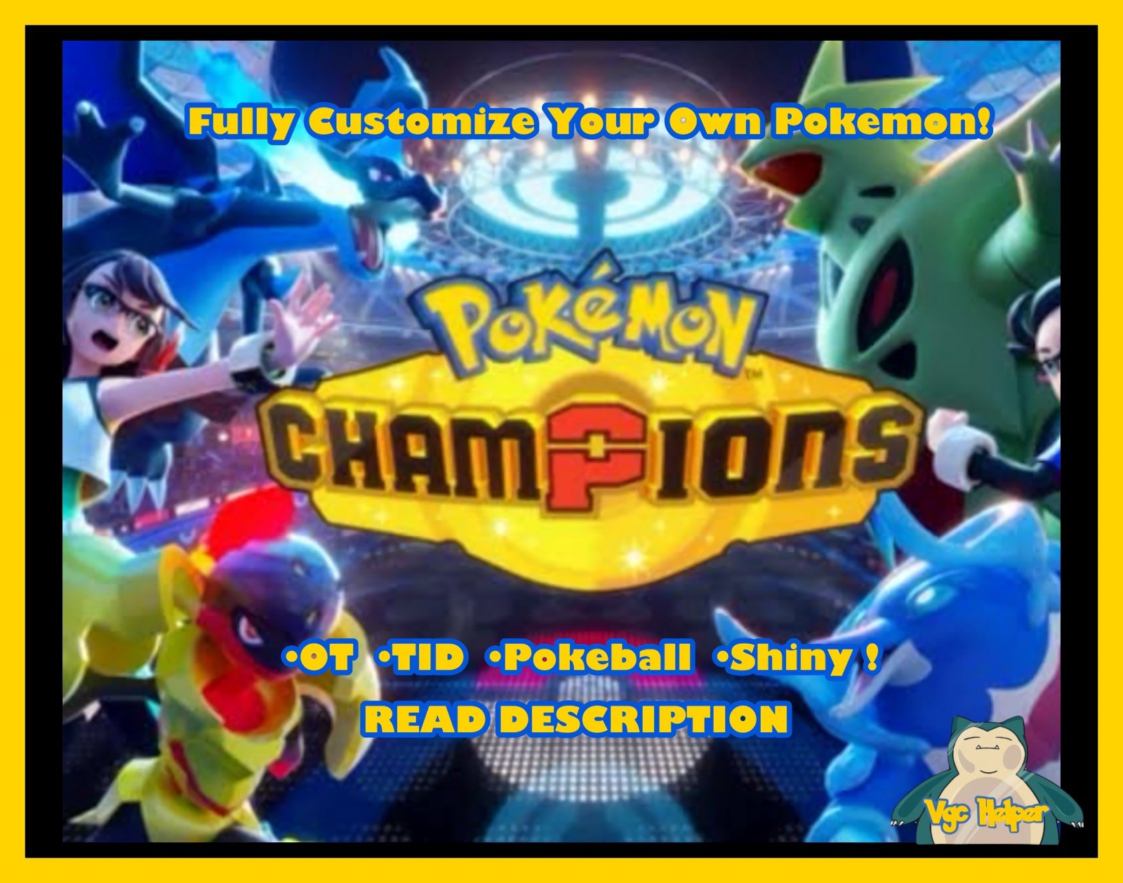 ✨POKEMON CHAMPIONS TEAM OF 6⭐️IMPORTANT READ ITEM DESC✨ SHINIES, LEGIT, & SAFE✅