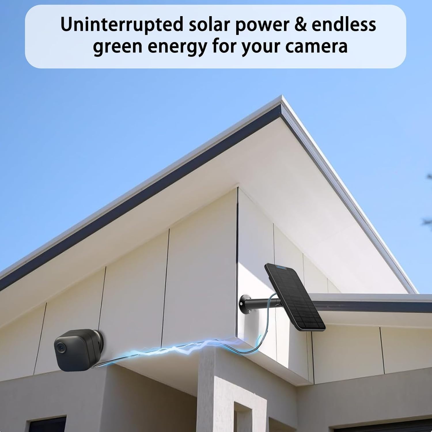 4W High Efficiency Solar Panel for Blink Cameras with Waterproof Cable & Mounts