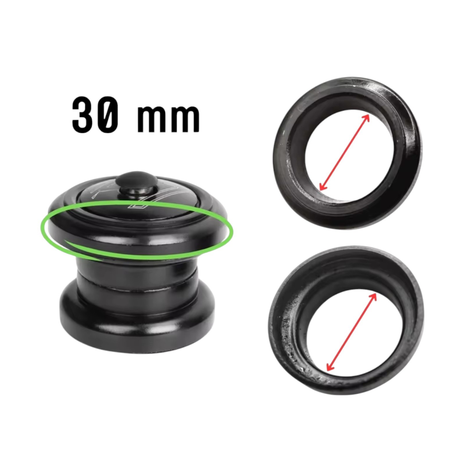BMX HEADSET FOR 1 1/8" THREADLESS FORK STEERER TUBE OLD SCHOOL