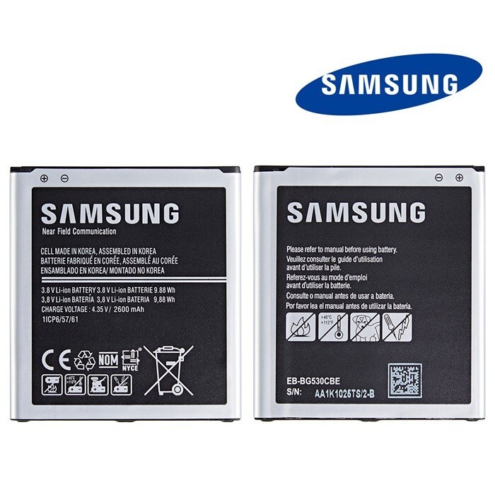 OEM Battery Replacement for Samsung Galaxy J2 J3 J5 ON5 Prime 2600mAh EB-BG530