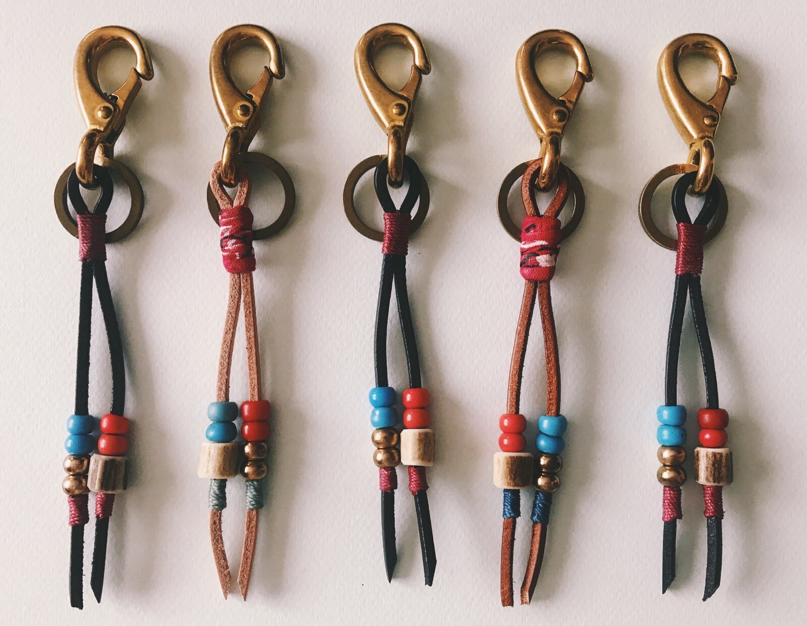 Handmade Leather keychain