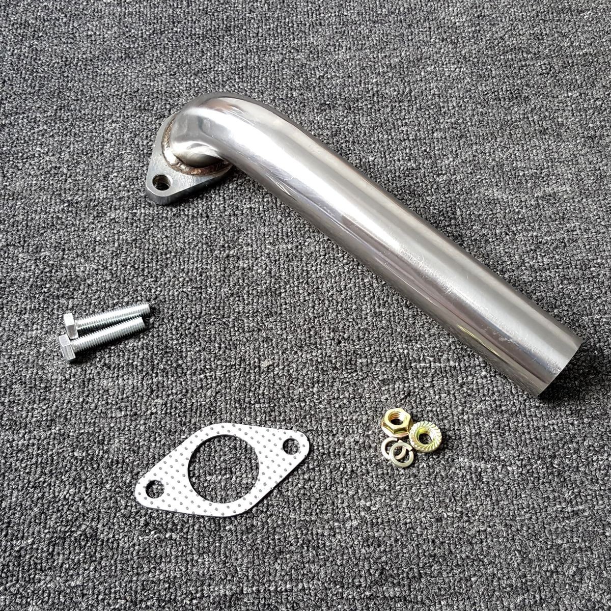 Exhaust Airflow Stainless Steel Wastegate Exhaust Tube For 38MM 35MM Elbow Pipe