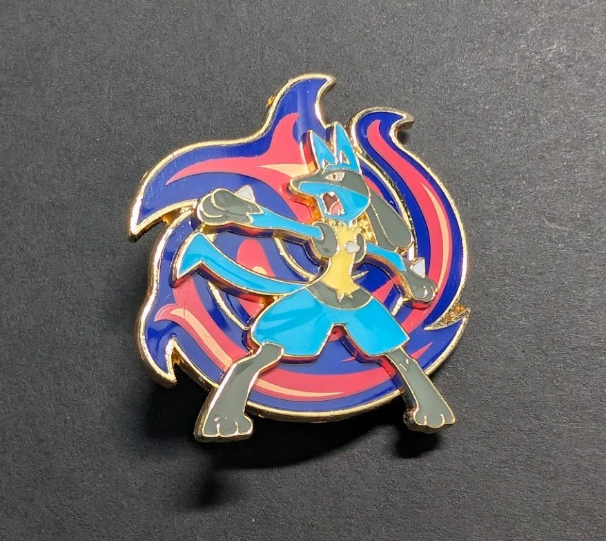 Lucario VSTAR Pin 2022 Official Pokemon Collector's Pin
