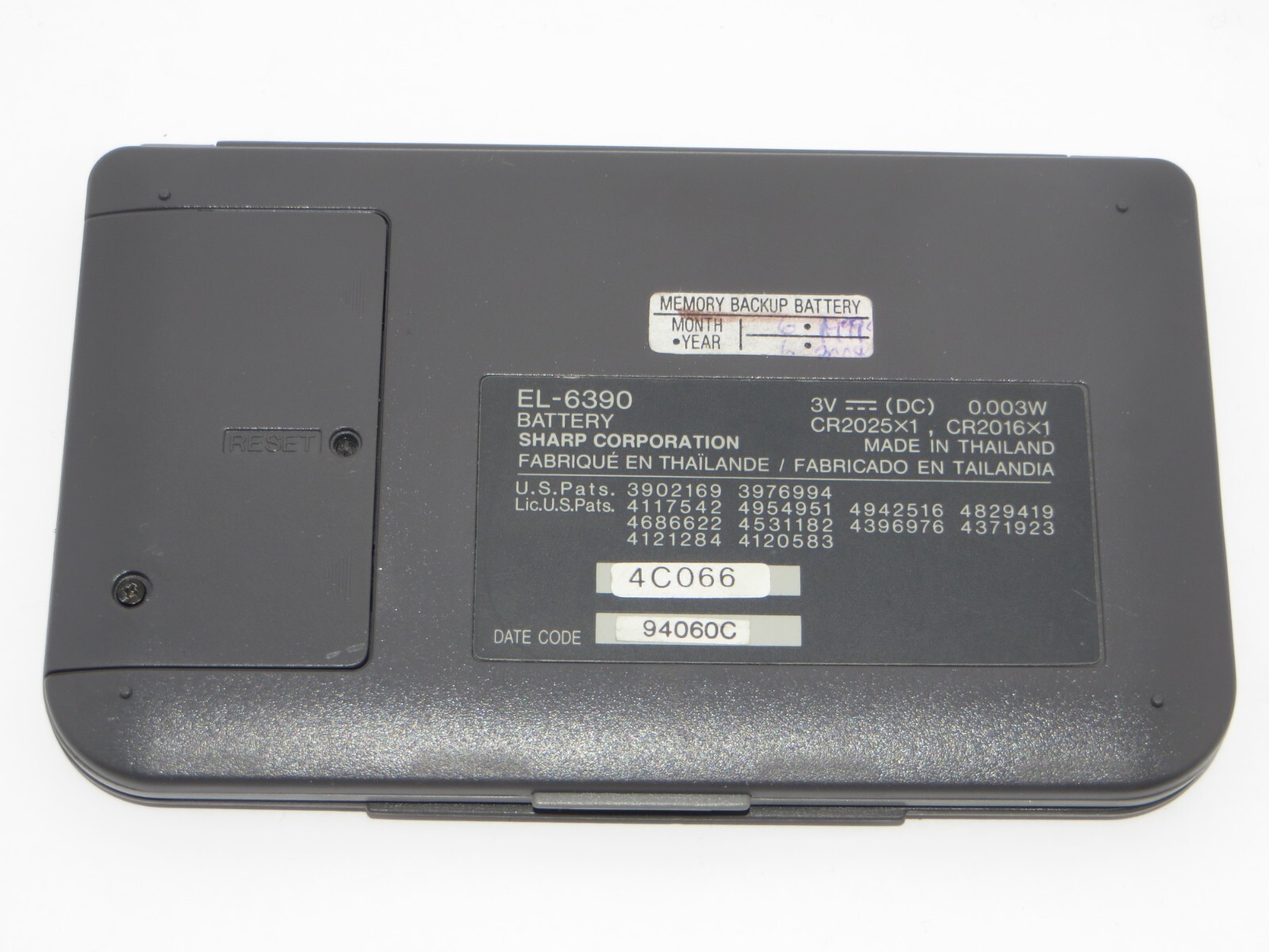 Sharp EL-6390 Memo Master Alarm 600 Electronic Organizer
