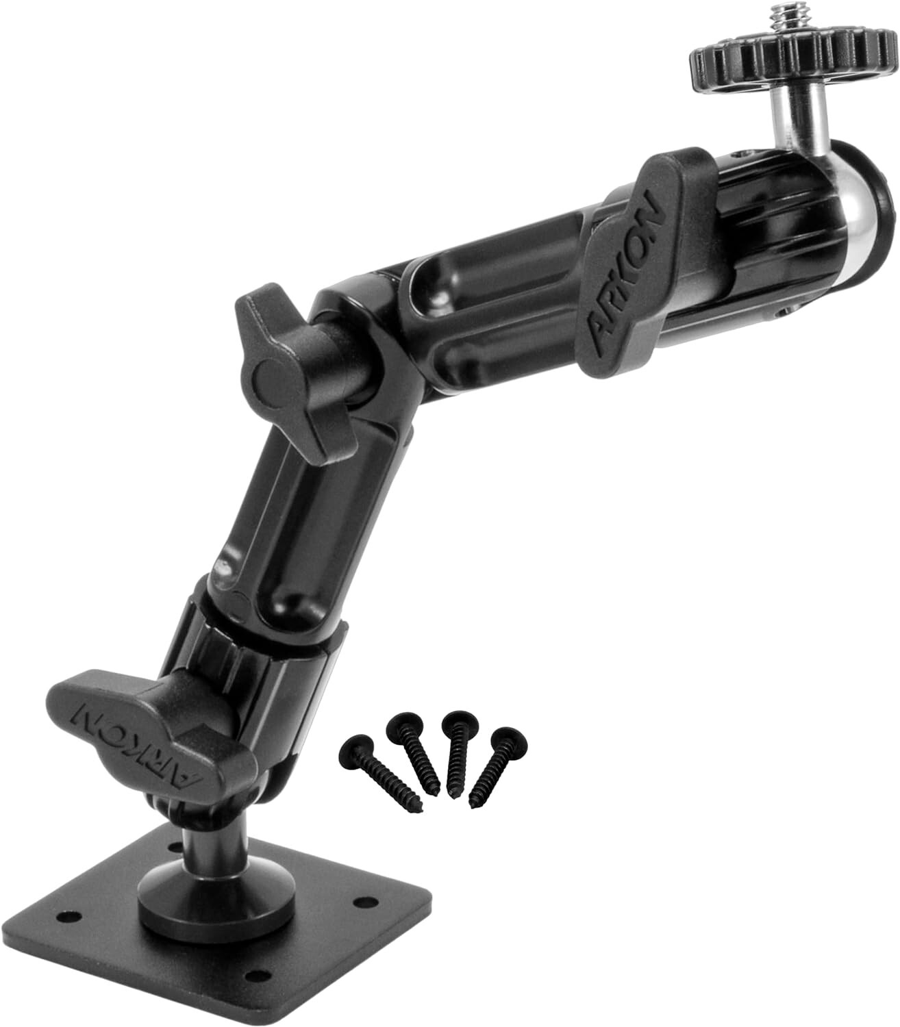 Robust Aluminum Camera Wall Mount - Easy Installation & Multi-Angle Adjustments