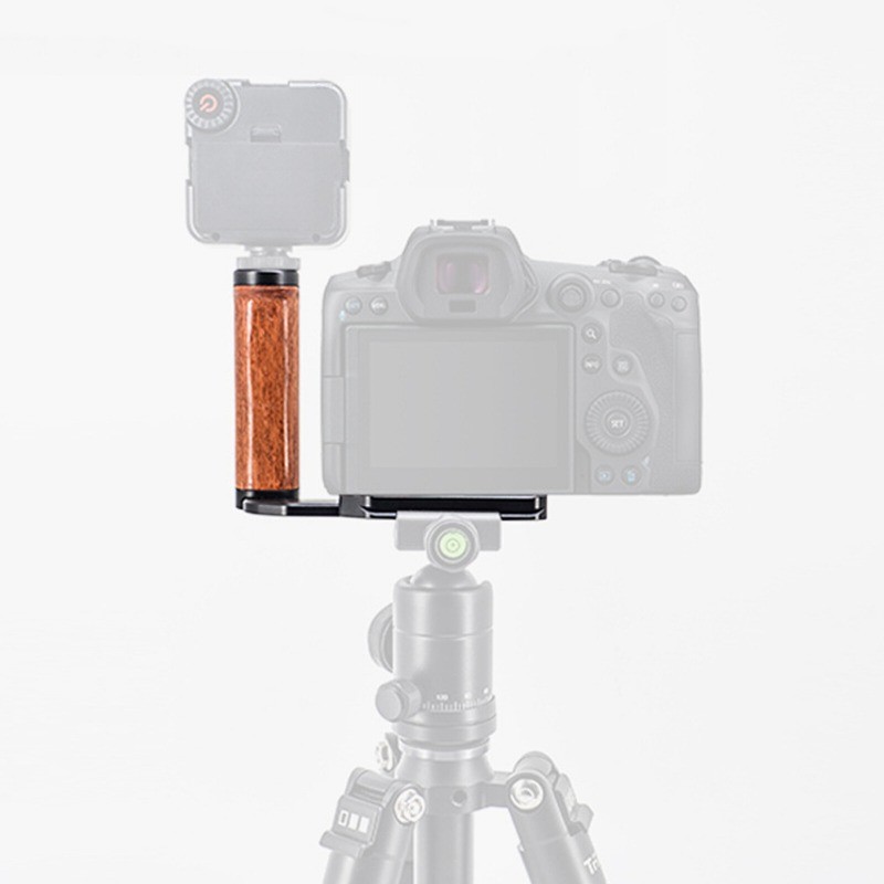Side Wood Handle Left L-Plate Quick Release Plate Universal Camera Accessory USA