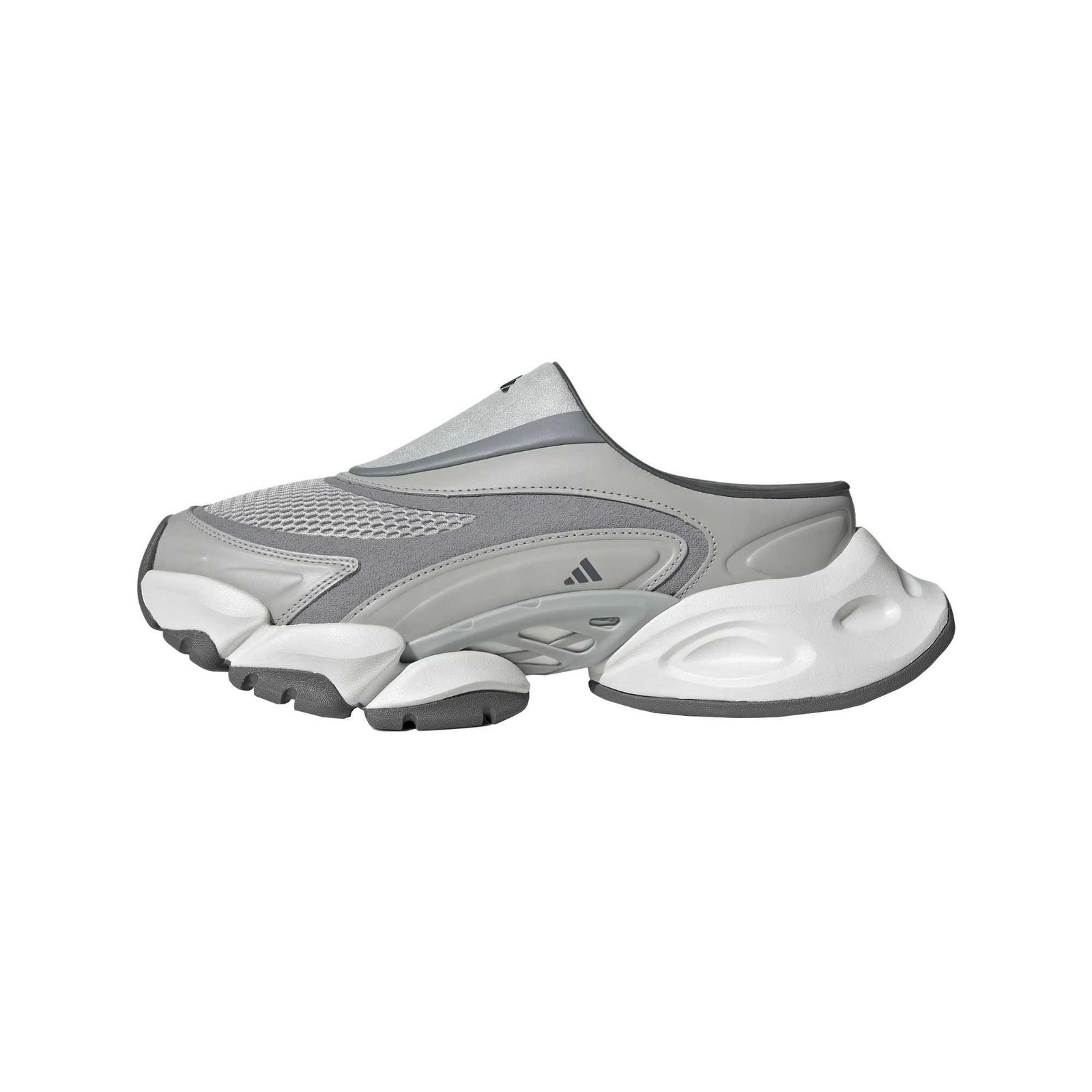 Adidas XLG Runner Mule Slip Resistant Low Top Casual Shoes Unisex Light Gray
