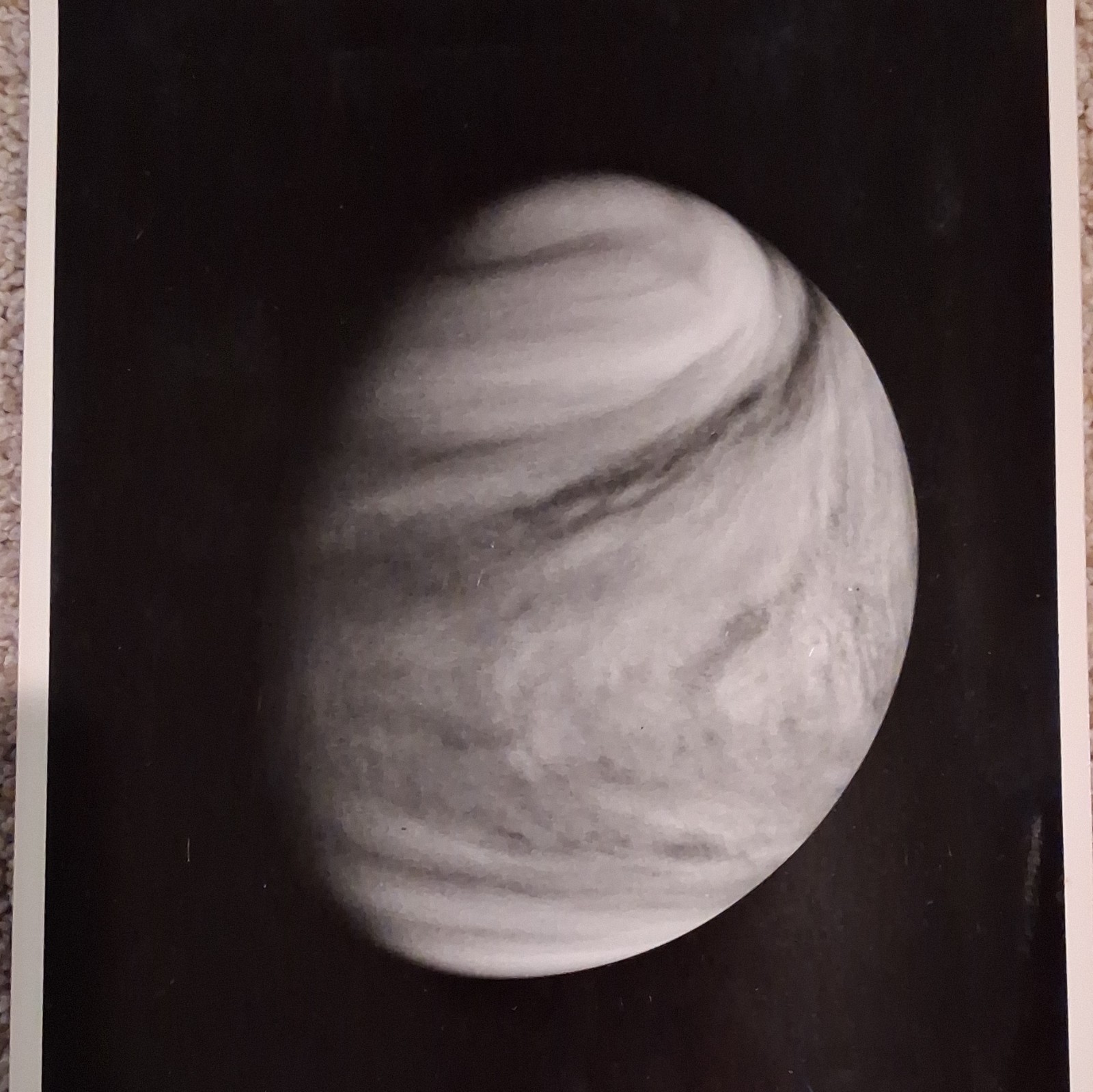 Original 1979 NASA Pioneer Venus Photograph