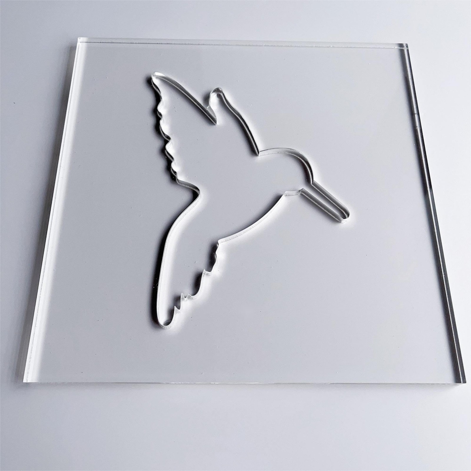Humming Bird Router Template, Clear Acrylic Template, Router Inlay Template, ...