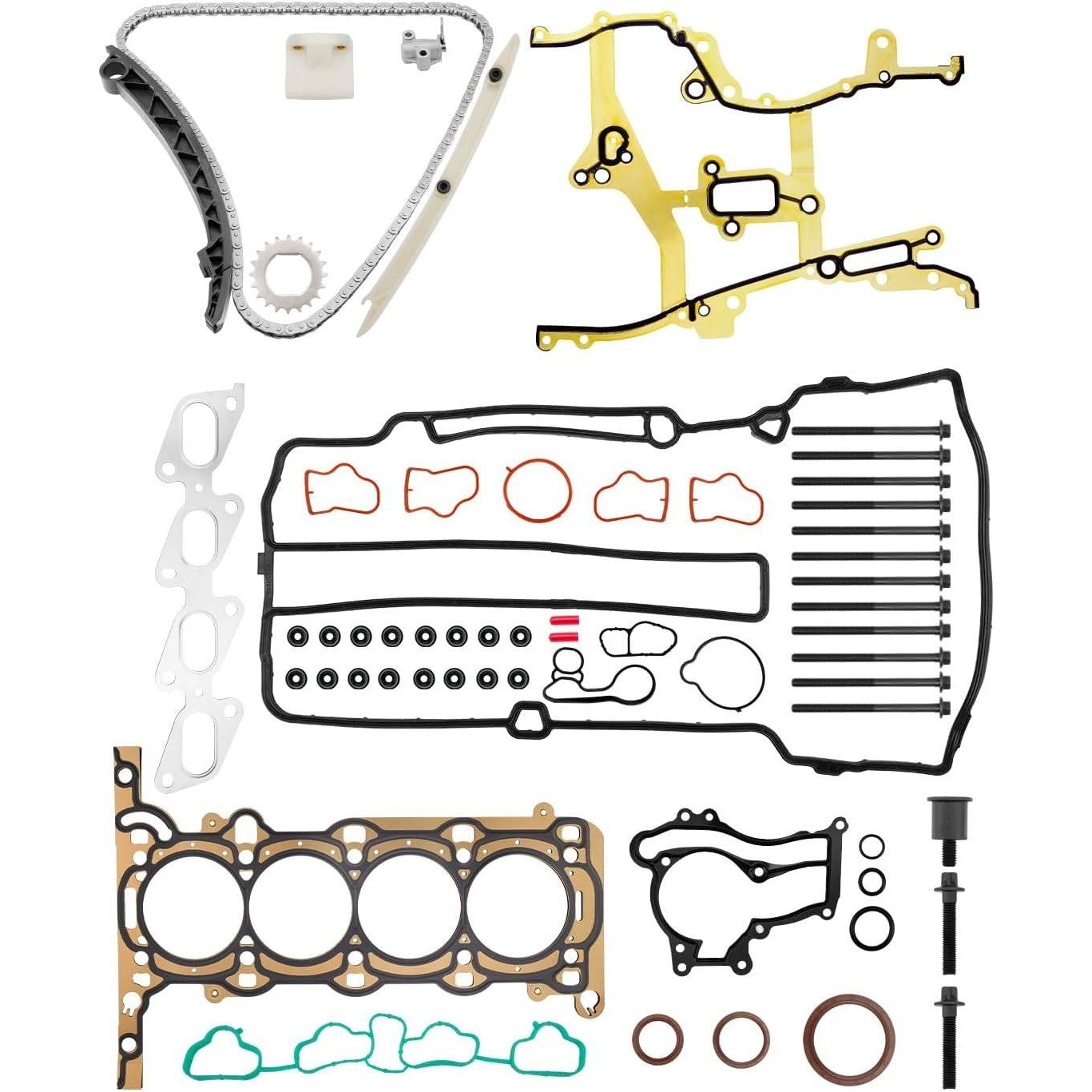 Timing Chain Kit & Head Gasket Set, for 2011-2016 Chevy Trax Sonic Cruze Limite