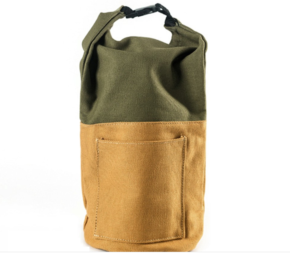 Retro Camping Lantern Canvas Storage Cover Bag for Kerosene Lamp Oil Lantern