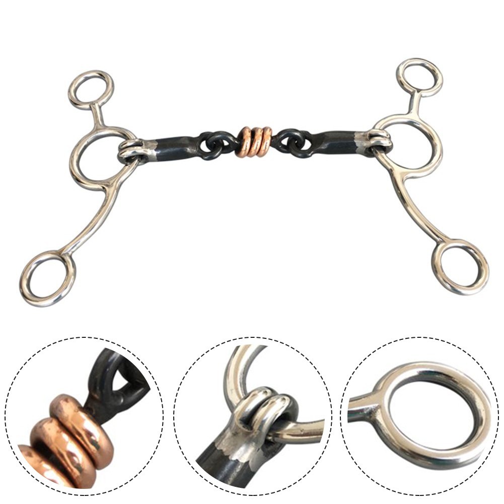 High Quality Horse Bit Outdoor Part Copper Polished Saddles Silver Sporting